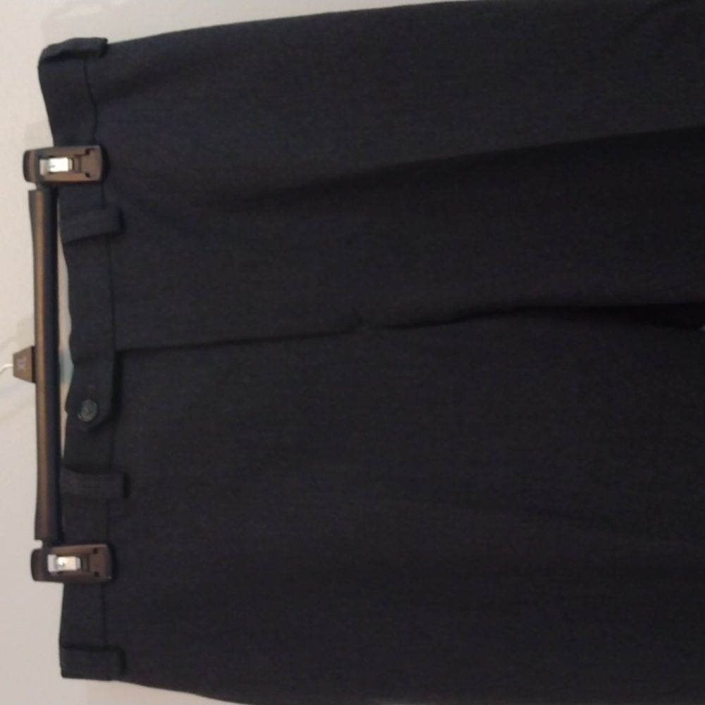 Lauren Ralph Lauren Gray Flannel Wool Pants 39* - 27.75 - Picture 4 of 13